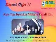 Asia Top Decision Makers Email List