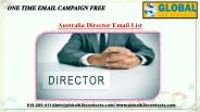 Australia Director Email List