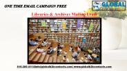 Libraries & Archives Mailing Leads