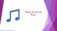 Music events in Pune PowerPoint PPT Presentation