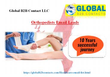 Orthopedists Email Leads