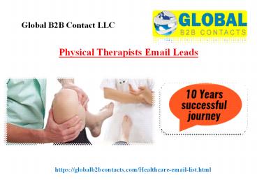 Physical Therapists Email Leads