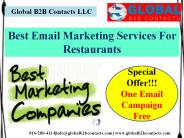 Best Email Marketing Services For Restaurants