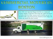 COMMERCIAL MOVERS IN BOSTON