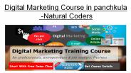 Digital Marketing Course in Panchkula