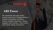 Servo Stabilizer Dealers | Reasonable Rates