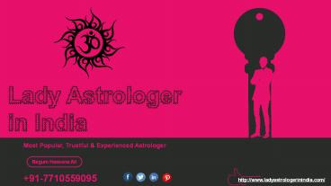 Lady Astrologer in India
