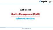 Web Based Quality Management System - AmpleLogic
