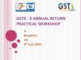 Hurry Up!!!Only few days left to join annual GSTR -9 practical workshop course by Cosmic IT - Bangalore PowerPoint PPT Presentation