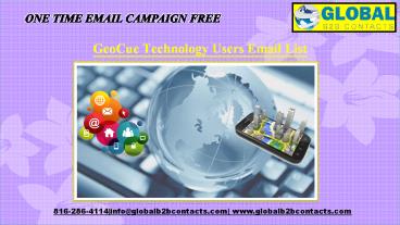 GeoCue Technology Users Email List