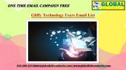 Gliffy Technology Users Email List