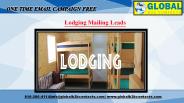 Lodging Mailing Leads