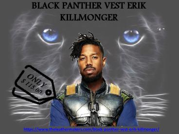 BLACK PANTHER VEST ERIK KILLMONGER