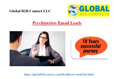 Psychiatrists Email Leads