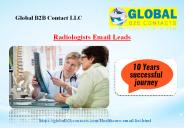 Radiologists Email Leads