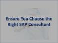 Ensure You Choose the Right SAP Consultant PowerPoint PPT Presentation