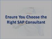 Ensure You Choose the Right SAP Consultant