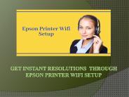Epson Printer Wifi Setup