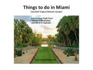 Plan a trip to Miami