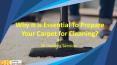 Why it is Essential to Prepare your Carpet for Cleaning? PowerPoint PPT Presentation