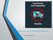 Payment Restriction By Shipping Method Magento 2
