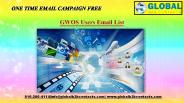 GWOS Users Email List