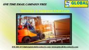 Machinery & Equipment Email Leads