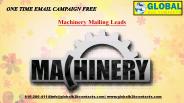 Machinery Mailing Leads