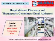 Hospital based Pharmacy and Therapeutics Committees Email Addresses