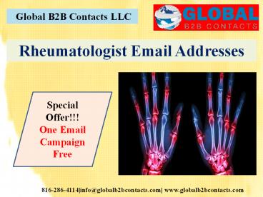 Rheumatologist Email Addresses