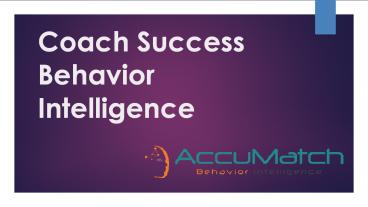 Accumatch Behavior Intelligence -Top coach training programs (1)