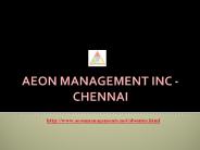 ((Aeon))) Management Inc (***Chennai***))) Velachery Reviews