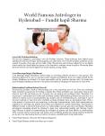 Worlde famous astrologer in hyderabad PowerPoint PPT Presentation
