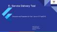 E Service Delivery PowerPoint PPT Presentation