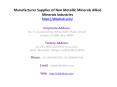 Manufacturer Supplier of Non Metallic Minerals Allied Minerals Industries PowerPoint PPT Presentation