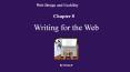 Writing for the Web - Web Design and Usability PowerPoint PPT Presentation