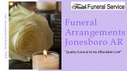 Funeral Arrangements Jonesboro AR