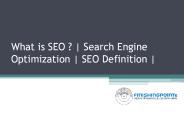 What is SEO ? | Search Engine Optimization | SEO Definition