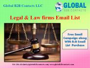 Legal & Law firms Email List