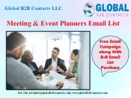 Meeting & Event Planners Email List