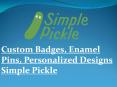 custom pins and badges PowerPoint PPT Presentation
