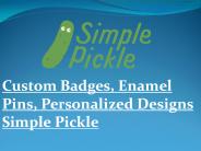 custom pins and badges