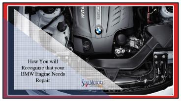 How You will Recognize that your BMW Engine Needs Repair