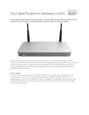 Top 5 Best Routers for Business in 2020