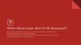 Which Menu Covers Best Fit My Restaurant? PowerPoint PPT Presentation