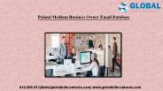 Poland Medium Business Owner Email Database