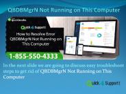 QuickBooks database server manager will not start?