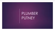 Plumber Putney
