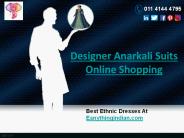 Designer Anarkali Suits Online Shopping