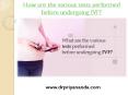 How are the various tests performed before undergoing IVF? PowerPoint PPT Presentation